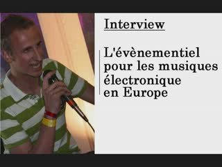 Interview radio - L'évènementiel en Europe