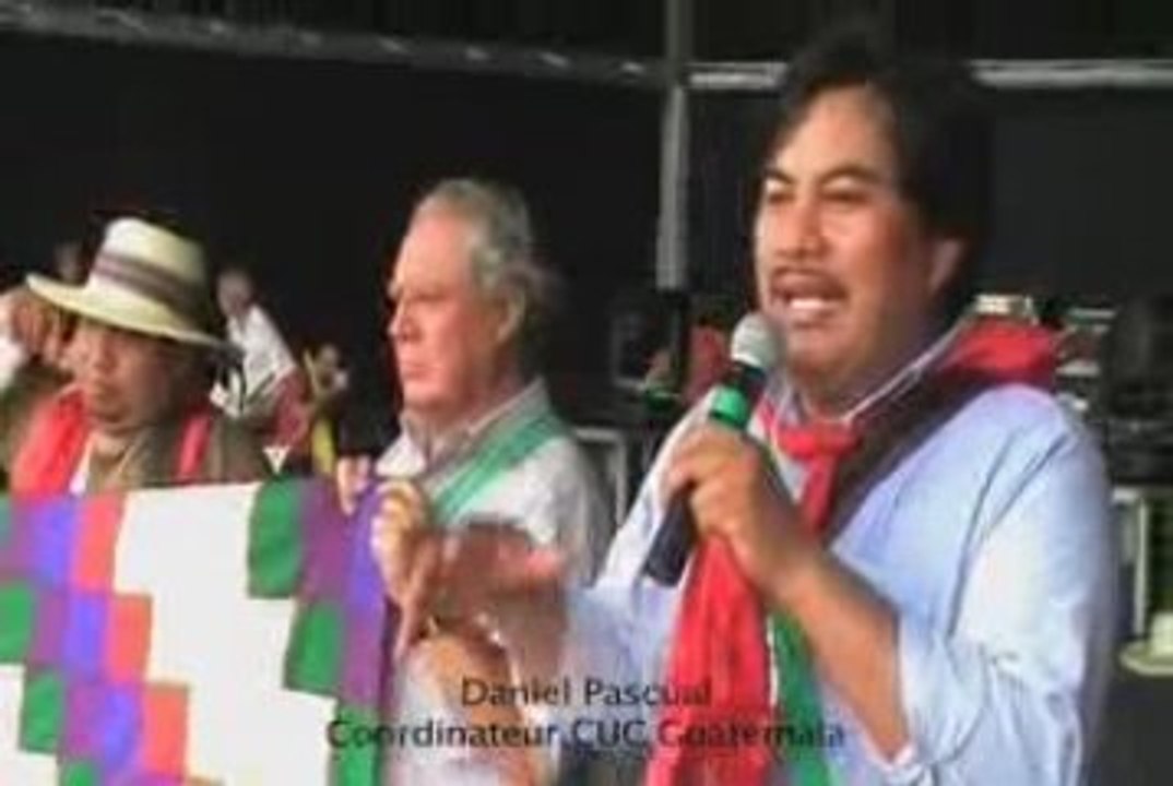 discurso indigena. FSM 2009