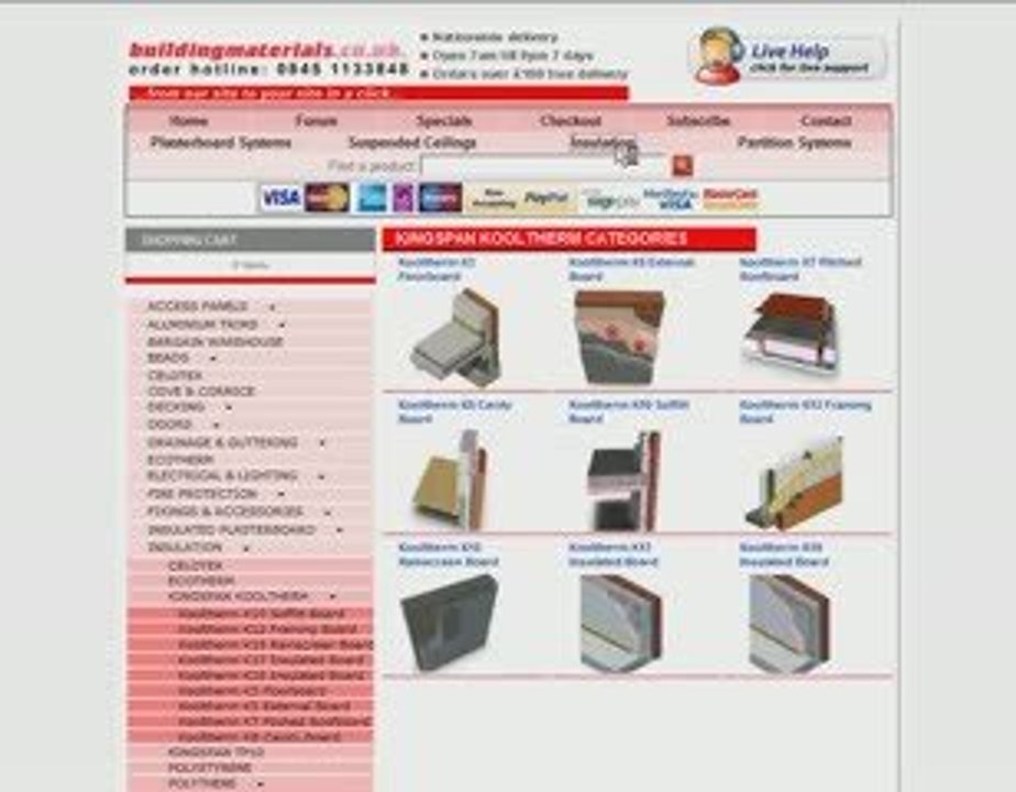 Looking at where to buy building insulation