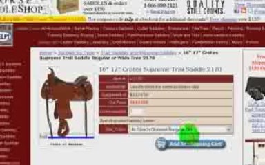 How to blogga horse tack and extra saddle supplies