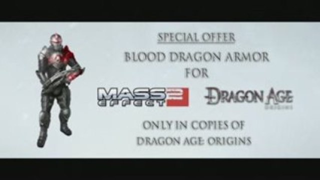 Dragon Age Origins + Mass Effect 2 - Armure Blood Dragon
