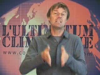 Nicolas Hulot soutient l'appel "Ultimatum Climatique"