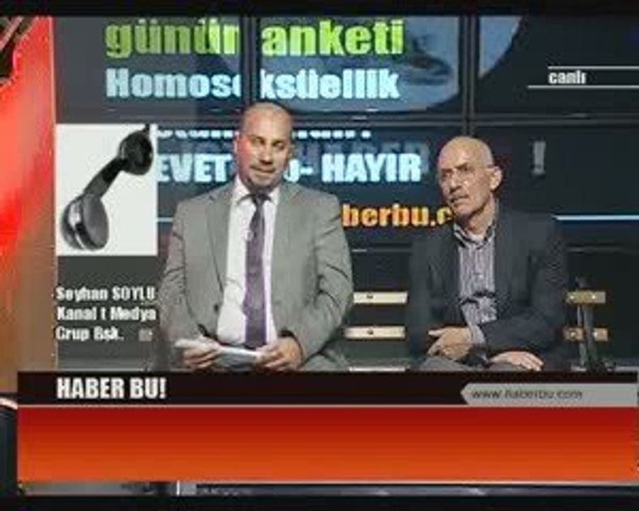 HABERBU -Eşcinsellik bir hastalık mıdır? TV haber tartışma