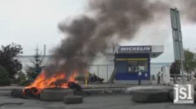 Les salariés de Michelin Blanzy sont en grève