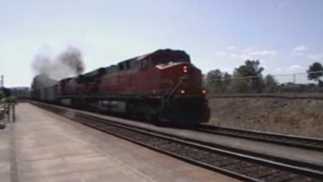 BNSF #7662 W/ a Loaded Coal