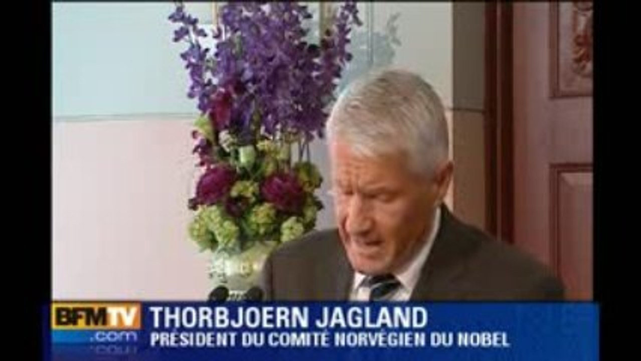 L'attribution du prix Nobel de la paix à B. Obama est une surprise