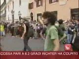 Fascistes vs Antifas étudiants piazza navona (Roma)