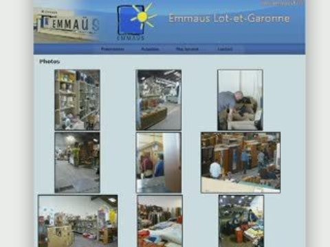 Présentation du site de Emmaus 47 Agen Lot et Garonne