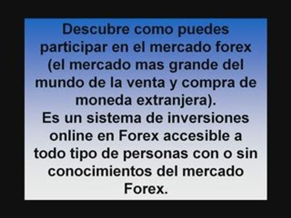 como ganar dinero por internet con inversiones forex