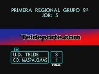 U.D. Telde 3 - C.D Maspalomas 1 Primera Grupo 2 Jor 5