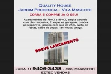 Melhor apartamento Vila mascote Jd prudencia