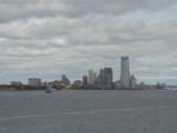 Vue de la statue de la Liberty et du sud de Manhattan