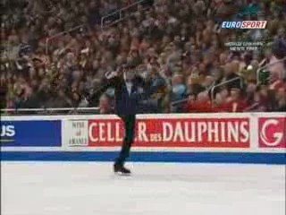 Evan Lysacek - 2009 worlds LP (british eurosport)