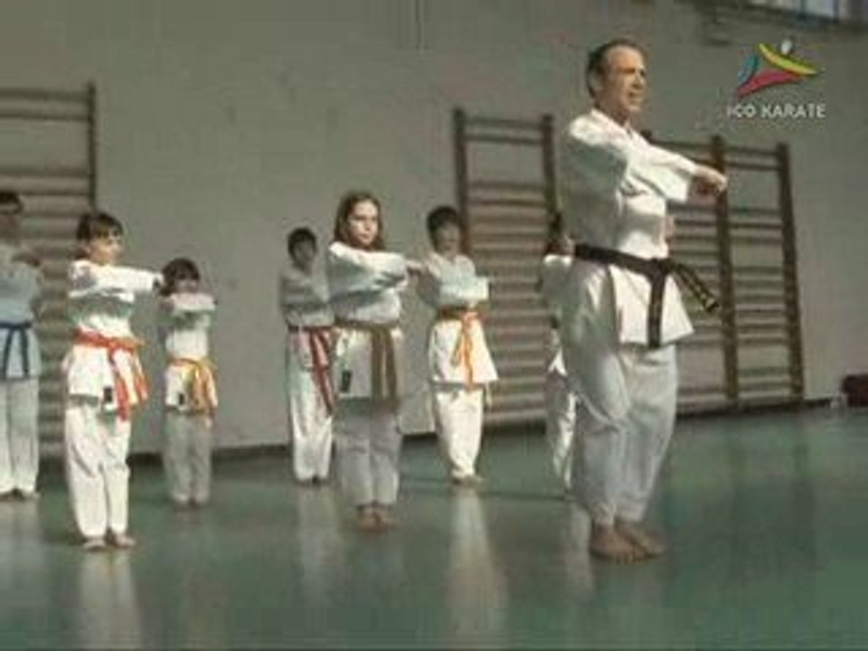 stage karate enfants des vacances scolaires de fevrier 2009