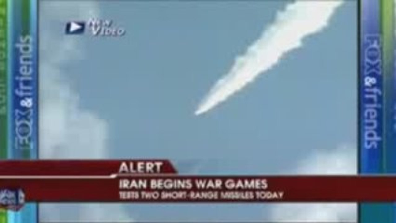 UFO podczas wystrzelenia irańskiej rakiety