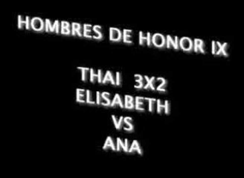 Hombres de Honor IX C3 Elisabeth VS Ana