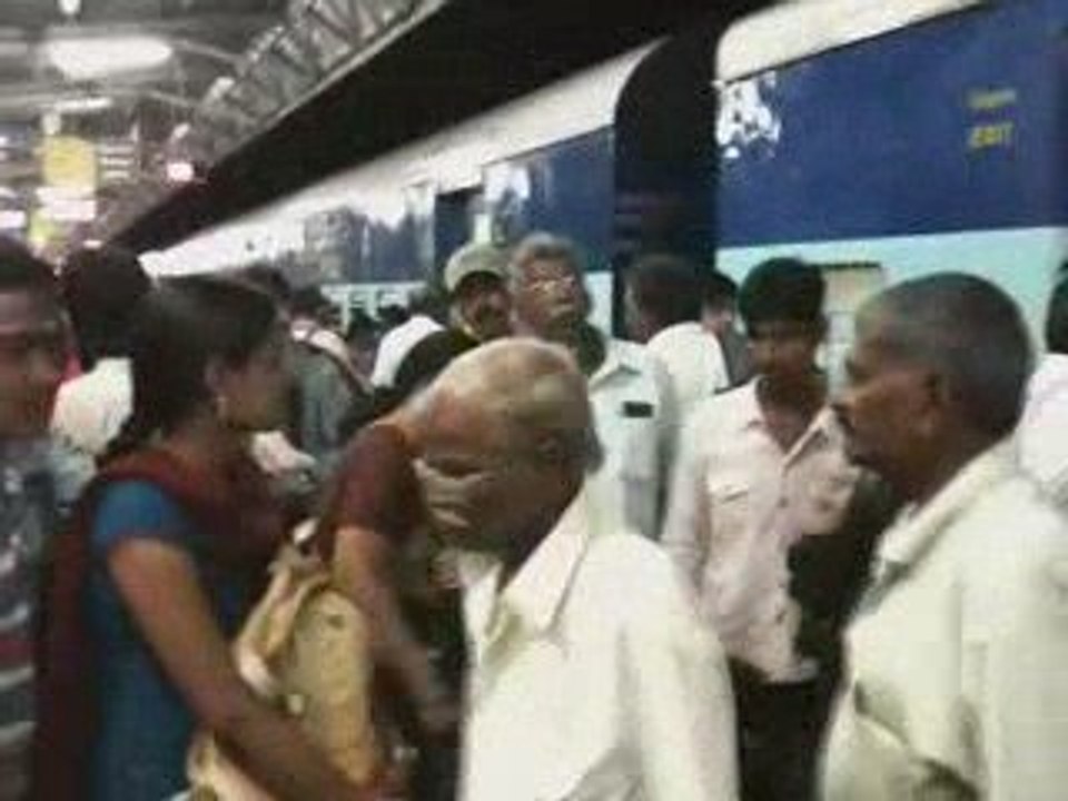 En train pour Bangalore