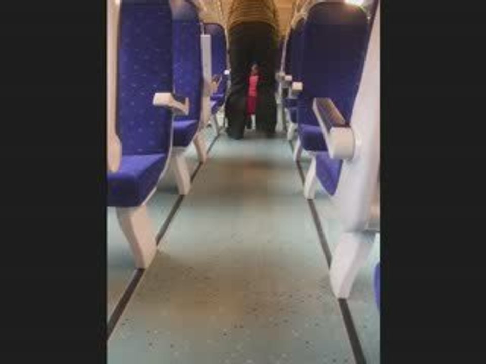 je marche dans le train 10 oct