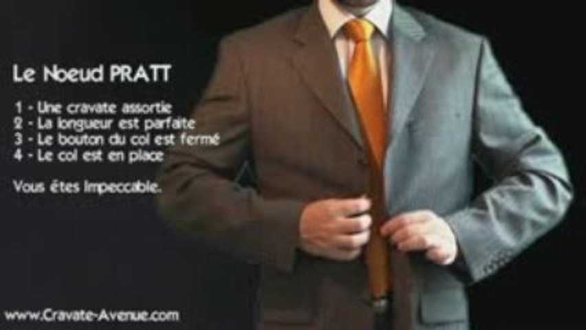 Le noeud de cravate Pratt - Faire un noeud de cravate - Vidéo Dailymotion