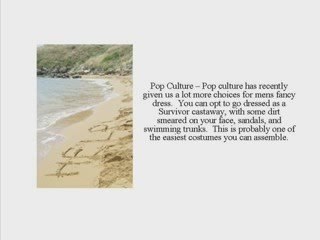 Be Noticed and Admired in Mens Fancy Dress