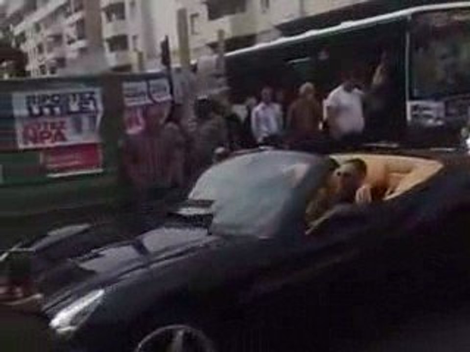 Embouteillage de pauvres racailles venan des cités du 93