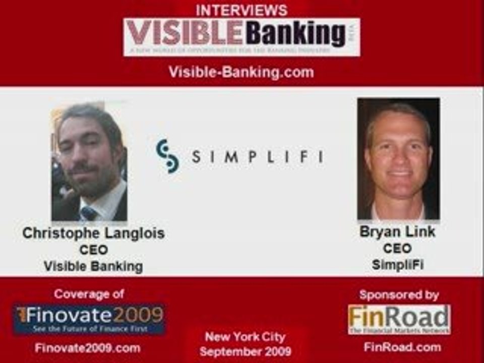 SimpliFi - Finovate09: Interview w/ Bryan Link, CEO