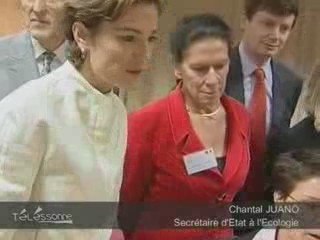 Chantal Jouanno au CEA de Bruyères-le-Châtel