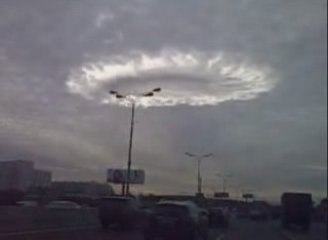 Etrange nuage a Moscou