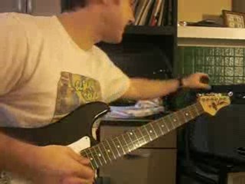 Lyon by Washburn Black Electric Guitar w/ Grover Tuners