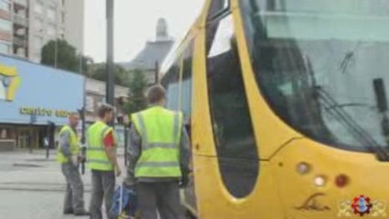 Mulhouse - Travaux de Maintenance des Rails du Tramway