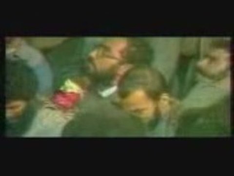 Ayatollah Imam Khomeini acknowledging Iranian soldiers