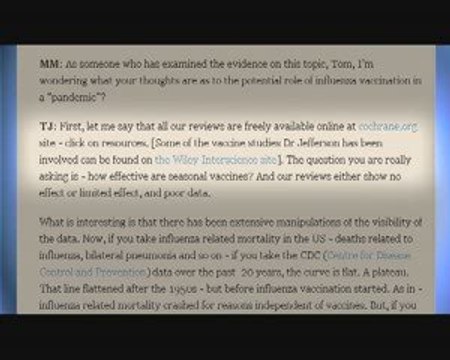 Grippe H1N1-Marc Vercoutere 09/09-2 inéfficacité