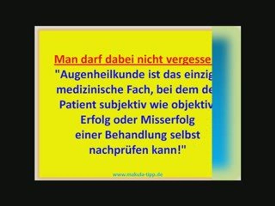 Neues Therapie-Konzept bei Makula-Degeneration