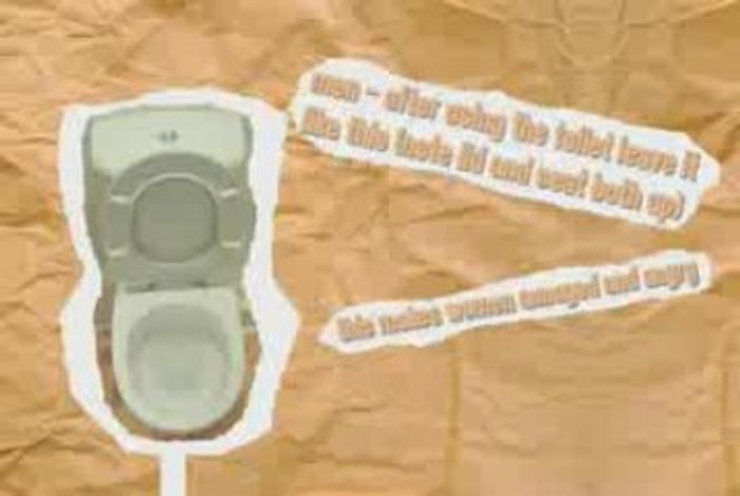 How to use the toilet for men