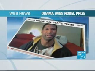 The Peace Nobel Prize for Obama controversed in the web