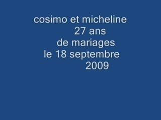 27 ans de mariages