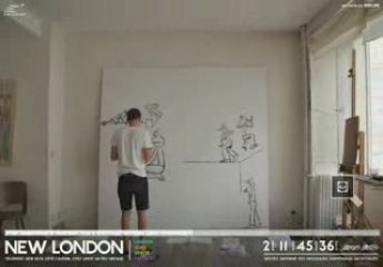 L’oeuvre de James Jarvis avec NewLondon par Sid Lee