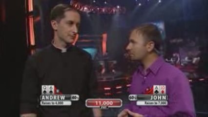 Father Andrew Trapp vs John Salley - WorldPokerExpress.com