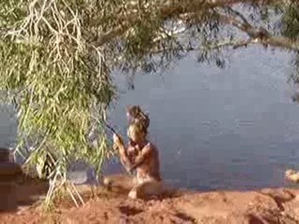 Camping at ROCKY POOL (Gascoyne River - Western Auatralia)