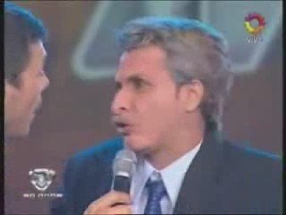 Martín Bossi como Mauricio Macri en Gran Cuñado