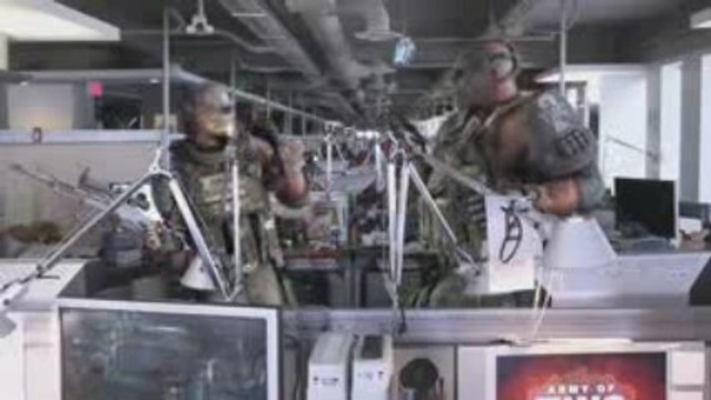 Army of Two Le 40e Jour - Viral Video 2 : office snipe