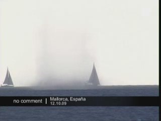 Espagne, Mini tornades en Mer