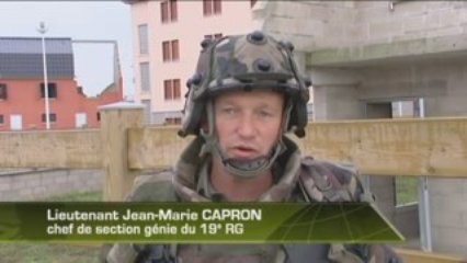 Le 35e régiment d'infanterie au CENZUB
