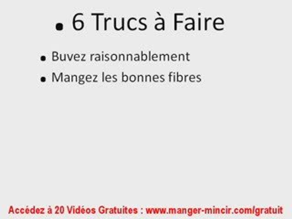 13 Trucs pour Avoir un Ventre Plat