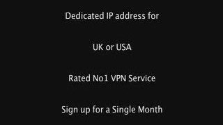 Dedicated IP address VPN service