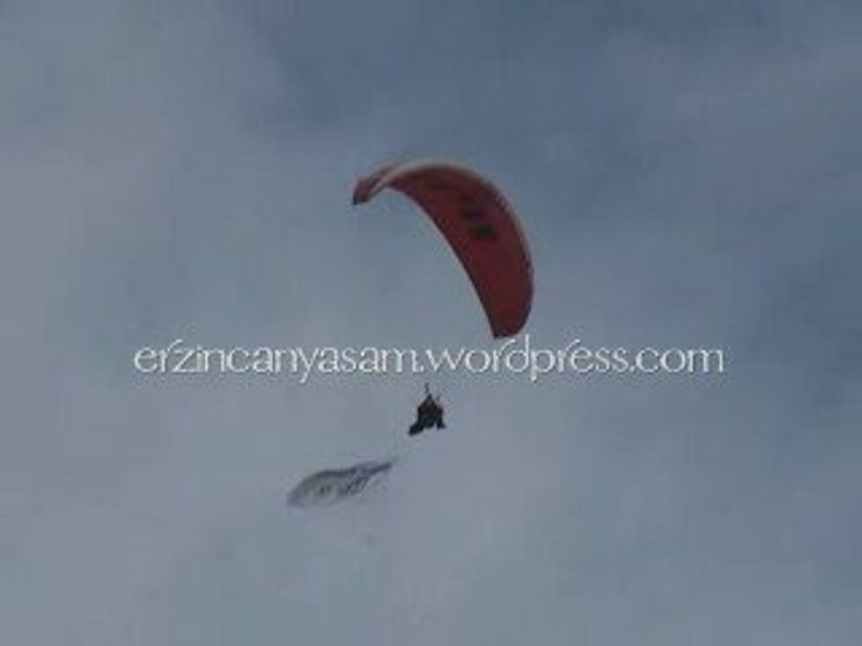 Erzincan yamaç paraşütü