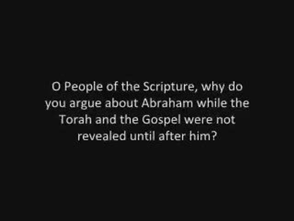 The Qur'an (Chapter 3, Verses 55-74)