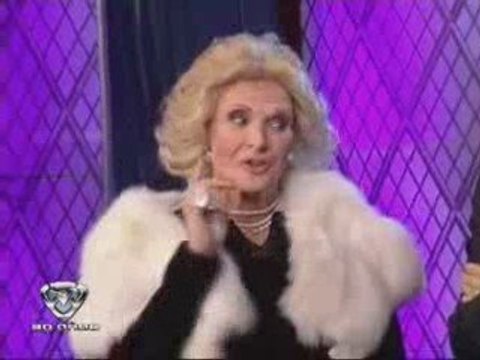 Martín Bossi como Mirtha con Mirtha