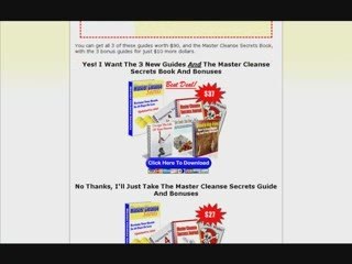 Master Cleanse Secrets Review
