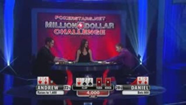 Priest playing poker against Daniel Negreanu!! and wins $100